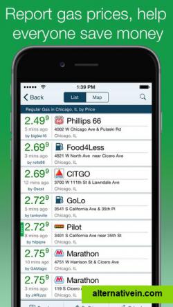 GasBuddy on Iphone(4)