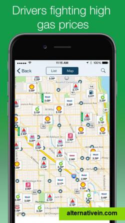 GasBuddy on Iphone(5)