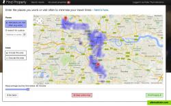 Add the places you visit often and Find Properly will show you where to live with a short commute