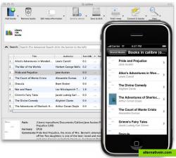 Calibre collection on the iPhone