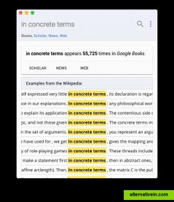                                 Check how often your selected text is found in the language database, and see how it is used in context.
                            