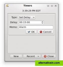 Set timer