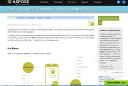 Aspose.Words for Android  Main Page