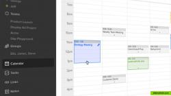 Glip has an interactive calendar for individuals and teams. You can see all your events and tasks in one place and all connected to your conversations.