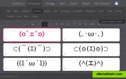 various classes of emoticons