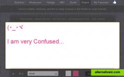 Export text emoticons and symbols into image to post on social network without losing the text format