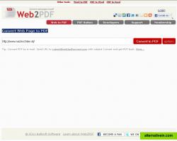 Convert Web Page to PDF