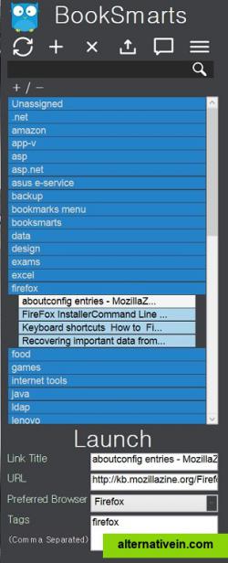 BookSmarts Cloud-Based Bookmark manager and organizer.