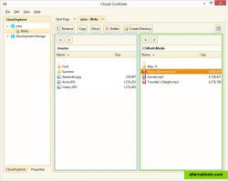 Browsing Azure Storage in double-panel mode