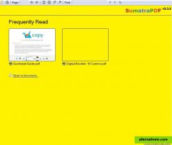 Sumatra Frequently Read(can be disabled)