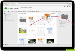 Filecamp- Drag-and-drop upload