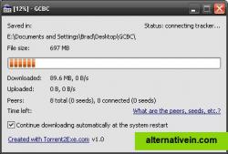 Downloading torrent