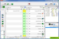 Flexible interface: Customizable panels, Right-to-left layout (Hebrew), multiple icon sizes