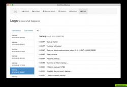 Logs of all your backup and restore