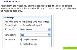 Backup Settings