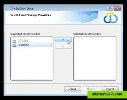 Connect cloud storage services in OneBigDrive
