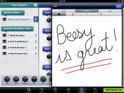 ipad note taking with handrawing - Beesy