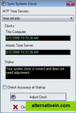 Atomic Clock Sync 