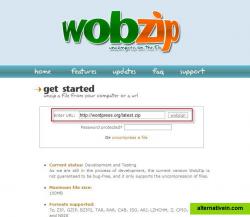 Wobzip Even Accepts The URL