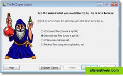 Wizard interface