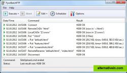 PyroBatchFTP running a script.
