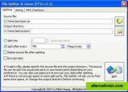 Split parameters