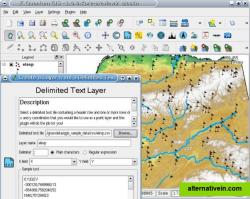 QGIS with delimited text plugin