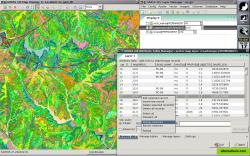 Attribute table manager under the Tcl/Tk GUI