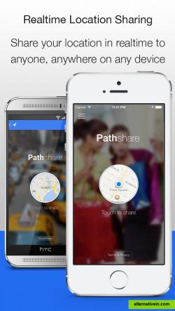 Easy and safe location sharing in realtime. Pathshare supports iOS as well as Android, and even lets you view a session in your web browser.