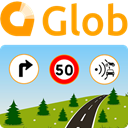 glob info-trafic, radars gps icon