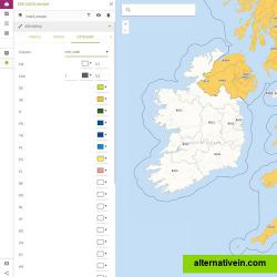 The Mapbuilder has a lot of professional map styling options. Style your maps and make your data more insightful than ever.