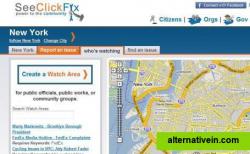 Screenshot of the web application for the Brooklyn area.