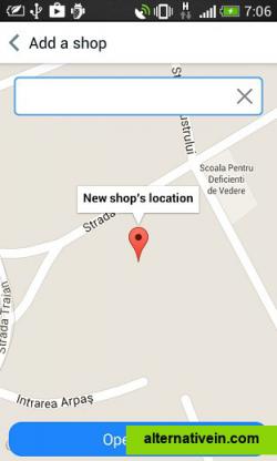 Add shop map