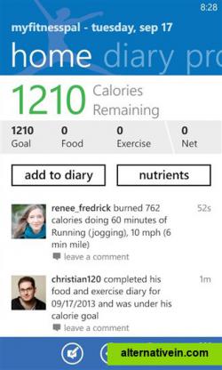 MyFitnessPal on Windows Phone(6)