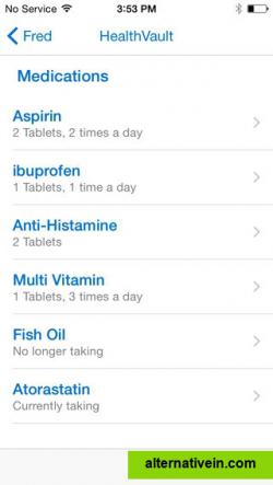 HealthVault on Iphone(3)