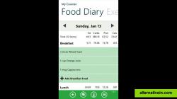 Fatsecret on Windows Phone(5)