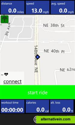 CycloMeter on Windows Phone(2)