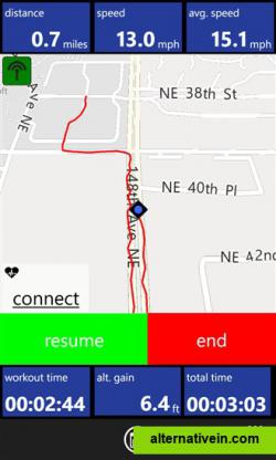 CycloMeter on Windows Phone(6)