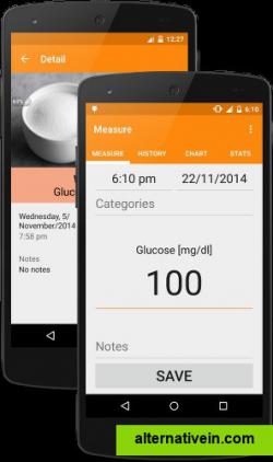 Masure your blood glucose level and save it in any time and location, so you can always keep your health checked