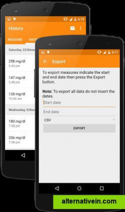 Export the latest measures on file and send to your family doctor, let him see your progress and improve your therapy 