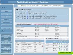 Family Healthcare Manager Dashboard