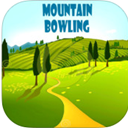 Mountain bowling icon