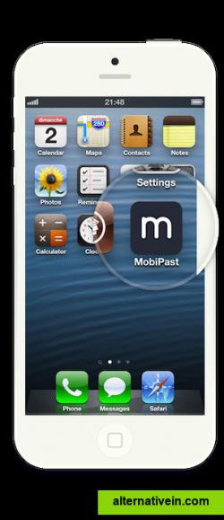 Open MobiPast application.