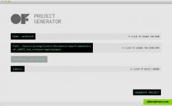 openFrameworks Project Generator