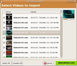 DVD-Video Import