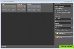 eDoc Organizer Scan Window