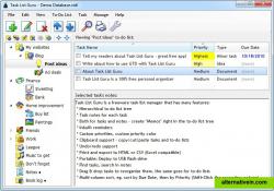 Main Task List Guru window