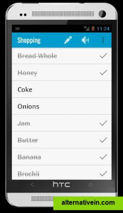 
Checklist

    Easy addition and removing of items
    Drag and sort list item order
    Sharing support
    Custom fonts
    Add reminder
    Text-to-speech: Read out items
    Custom list sorting
    Automatic marking of checklist as completed when all items are checked
    Save as text(.txt) file on SD card

