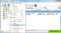 Change the subject of a message