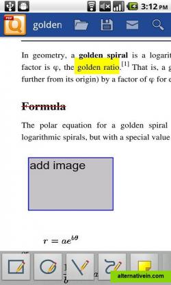 qPDF Notes to highlight text, add graphical notes, images to PDF on Android